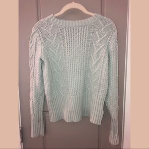 “Gap” sea foam green sweater